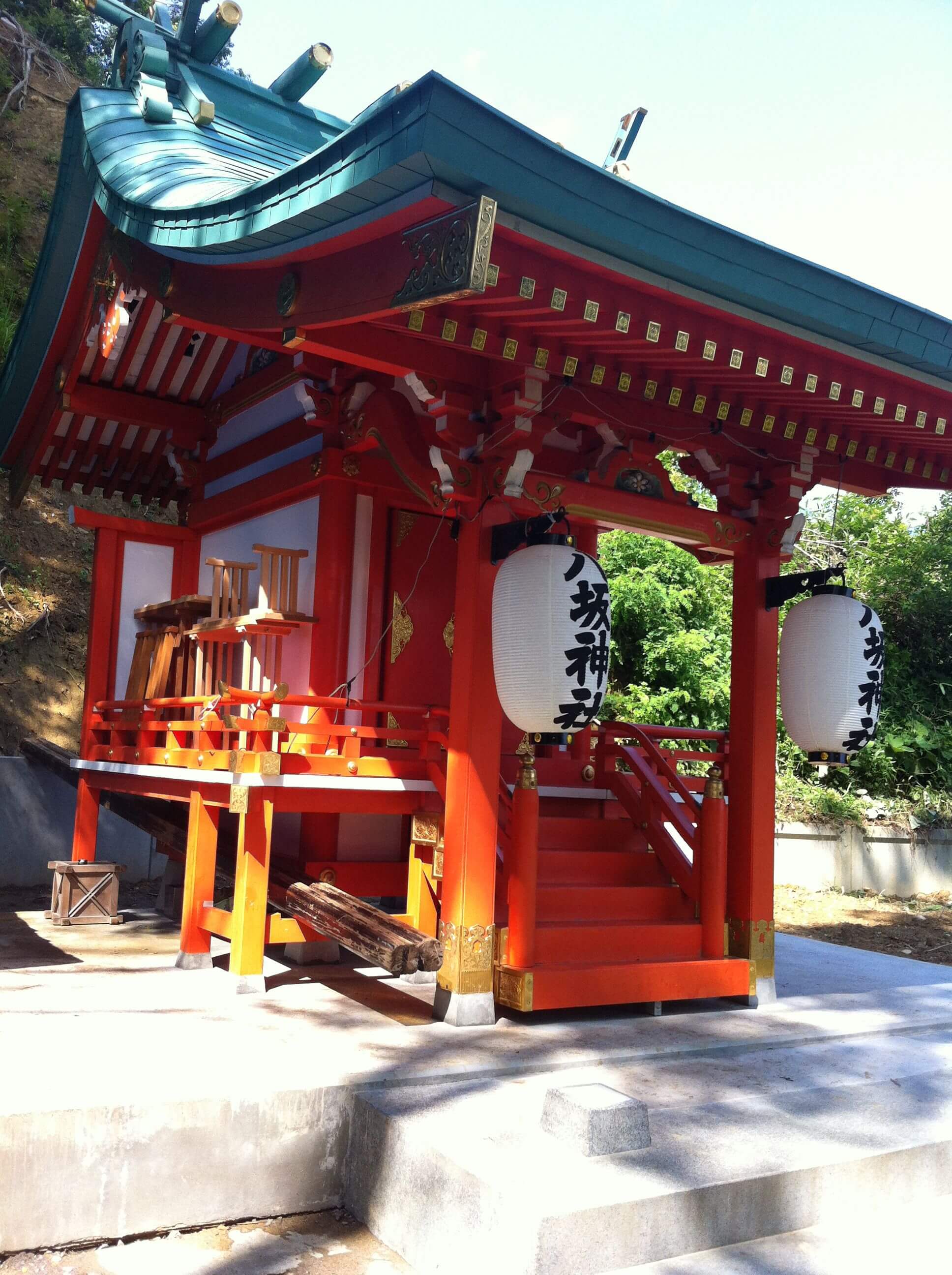 陸前高田市　八坂神社 移築 再建_2